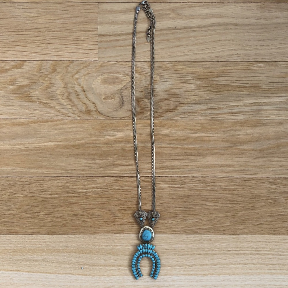 Zara Turquoise stone necklace - Picture 3 of 7